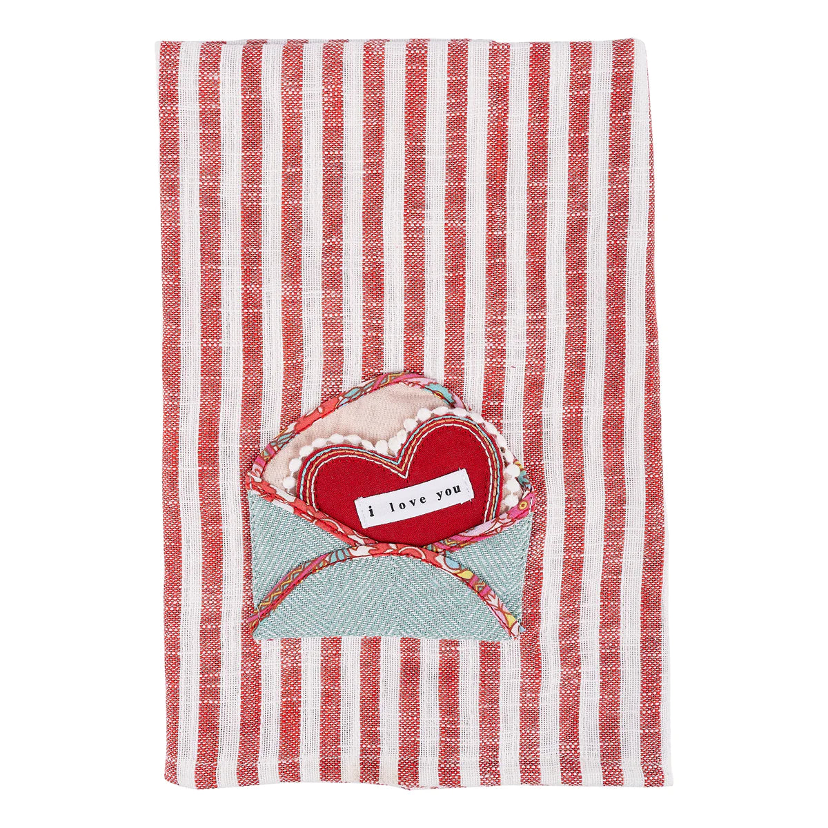 Heart Envelope Tea Towel
