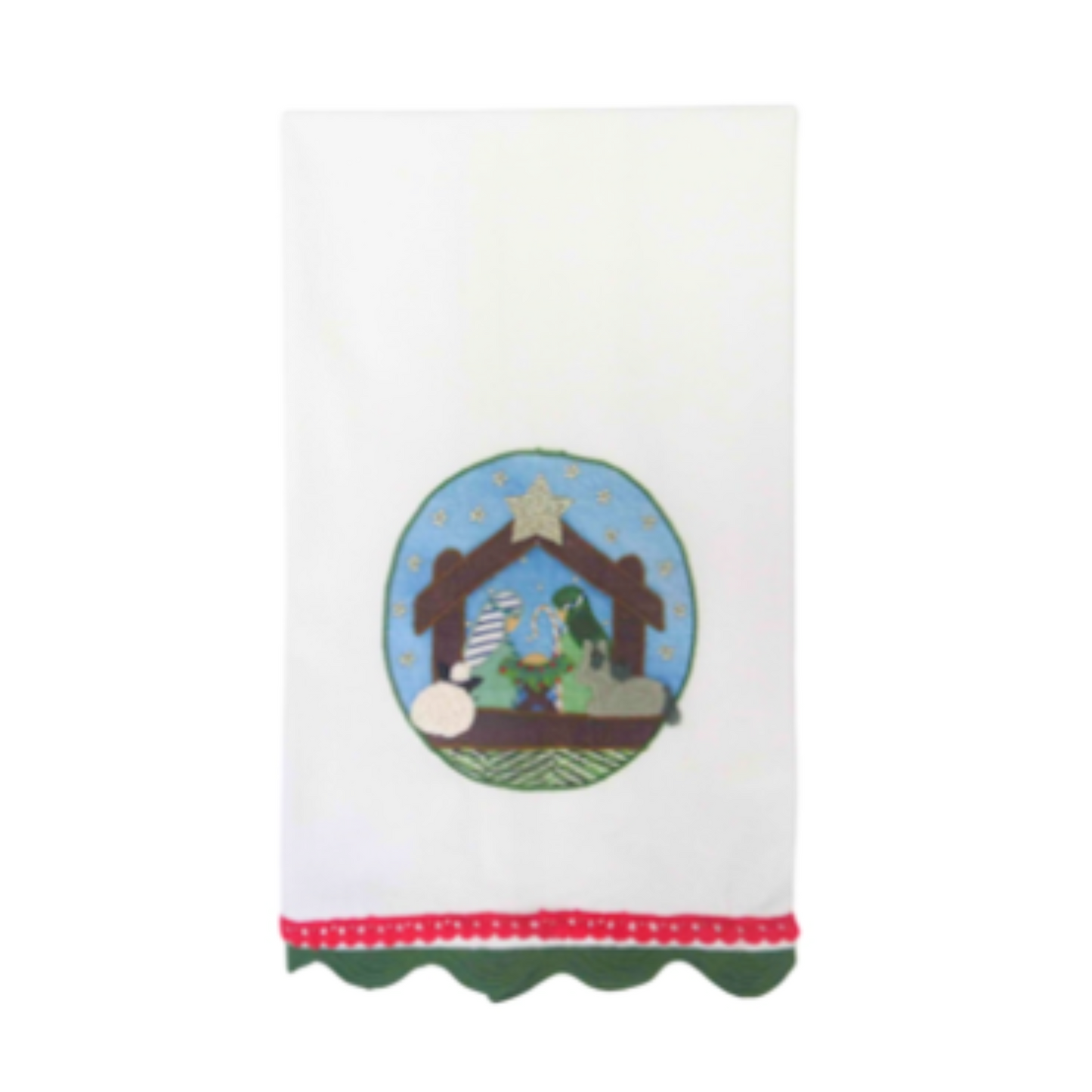 Nativity Stable Tea Towel