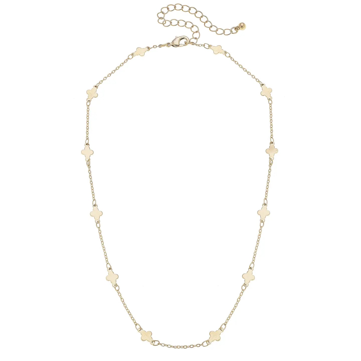 Leandra Delicate Cross Chain Necklace