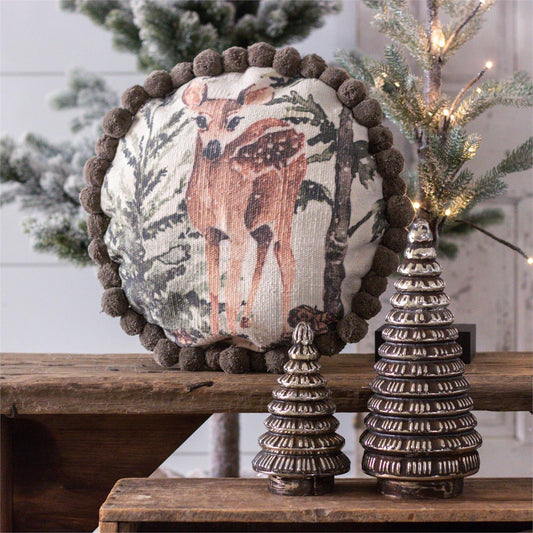 Round Deer Pillow