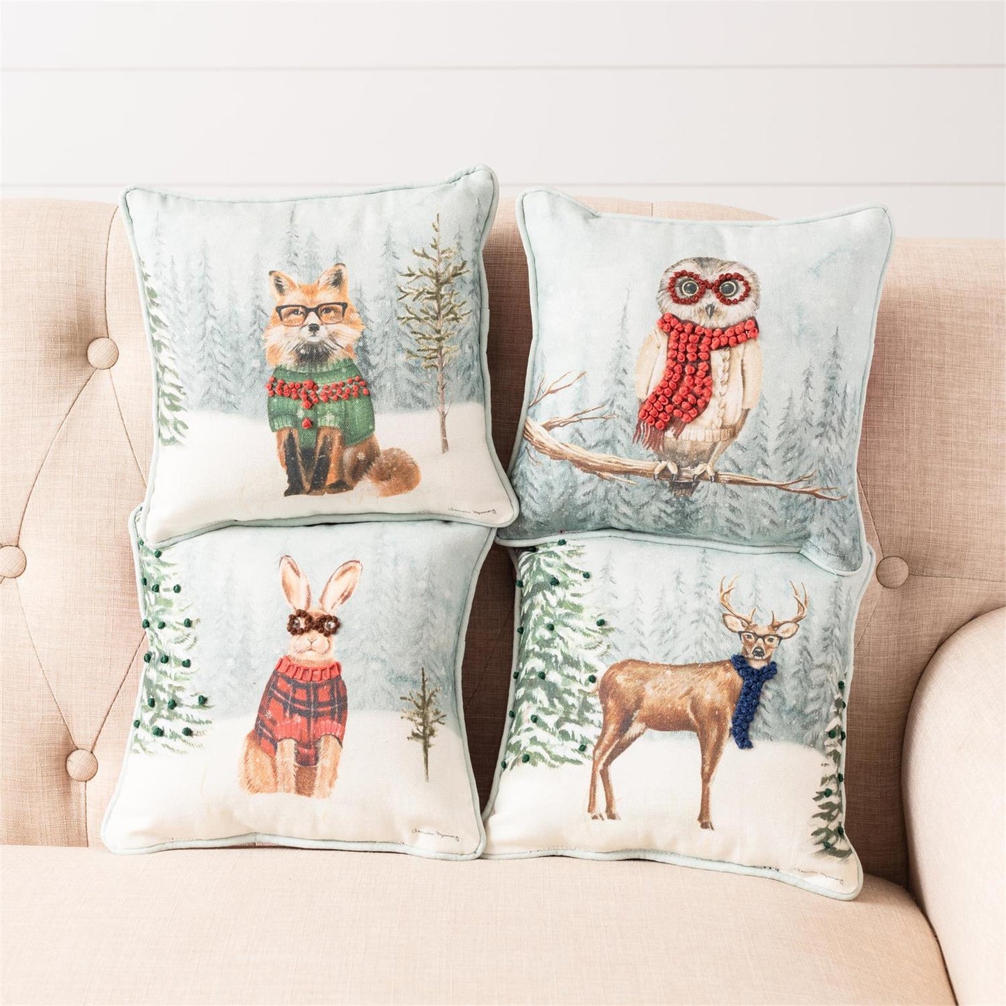 Cozy Critters Mini Pillows