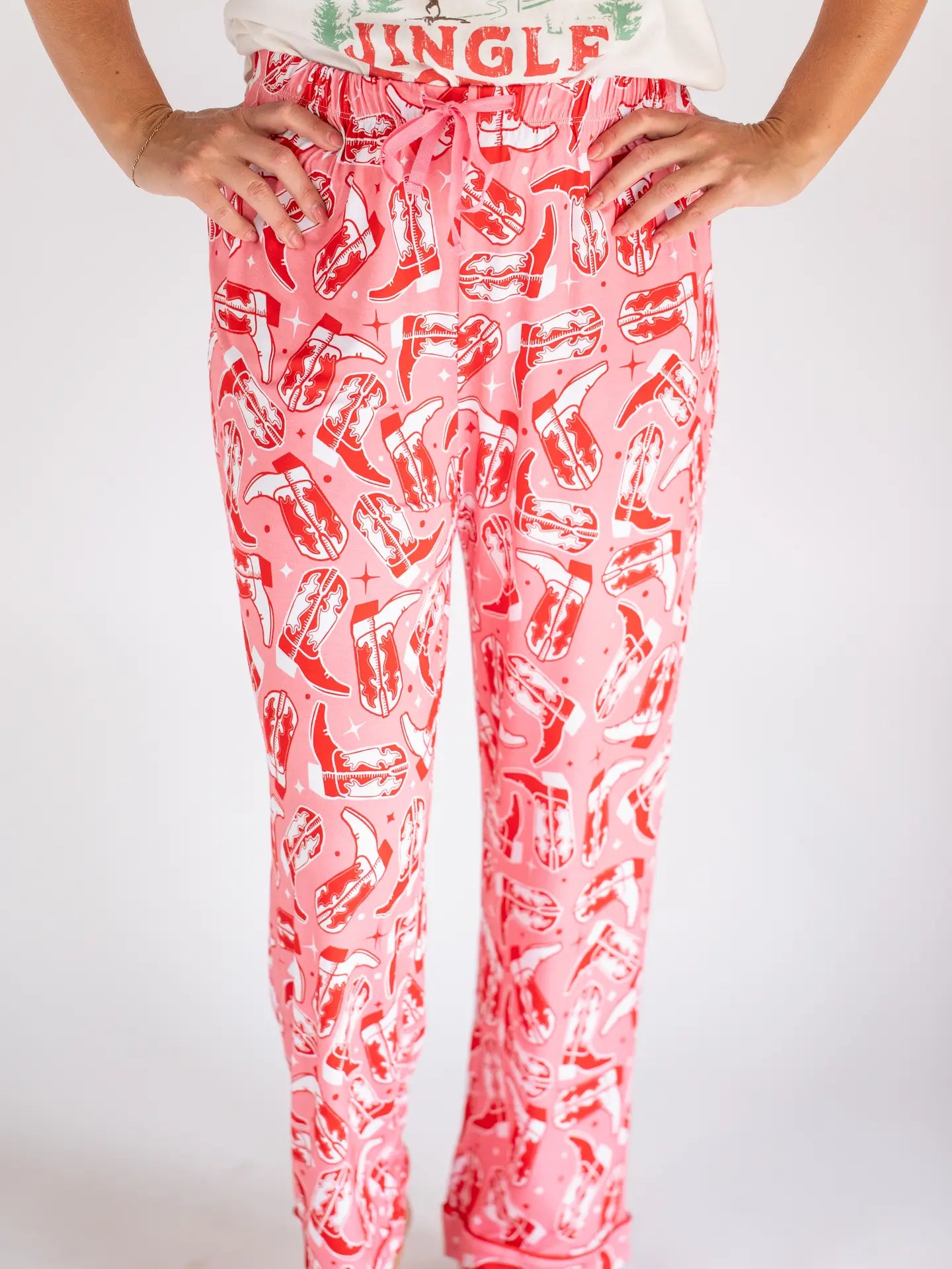 Cowgirl Boot Pajama Pant