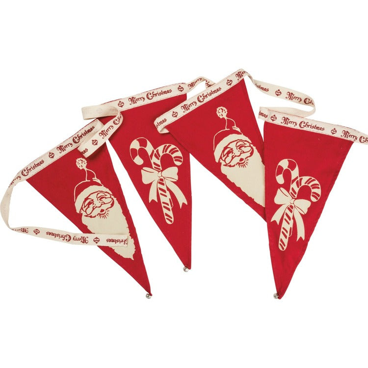 Santa & Candy Cane Garland