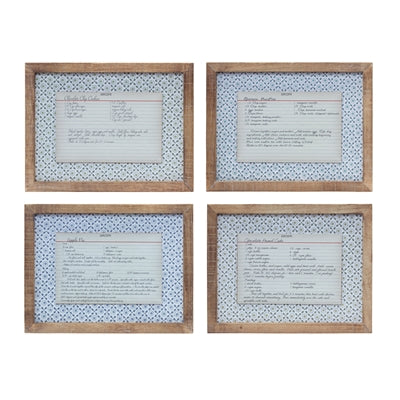 Framed Recipe Card