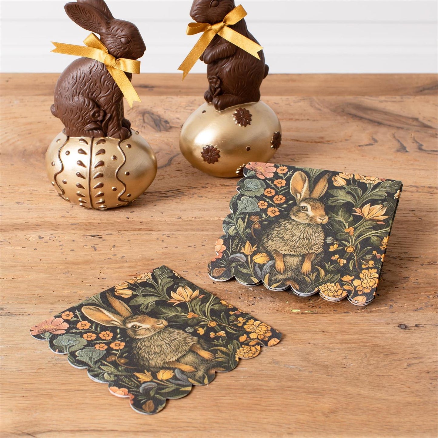 Woodland Rabbit Beverage Napkin