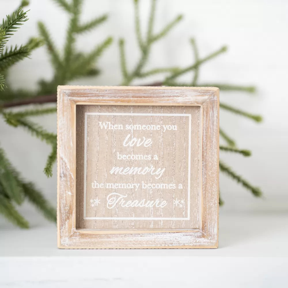 Treasure Wood Frame Sign