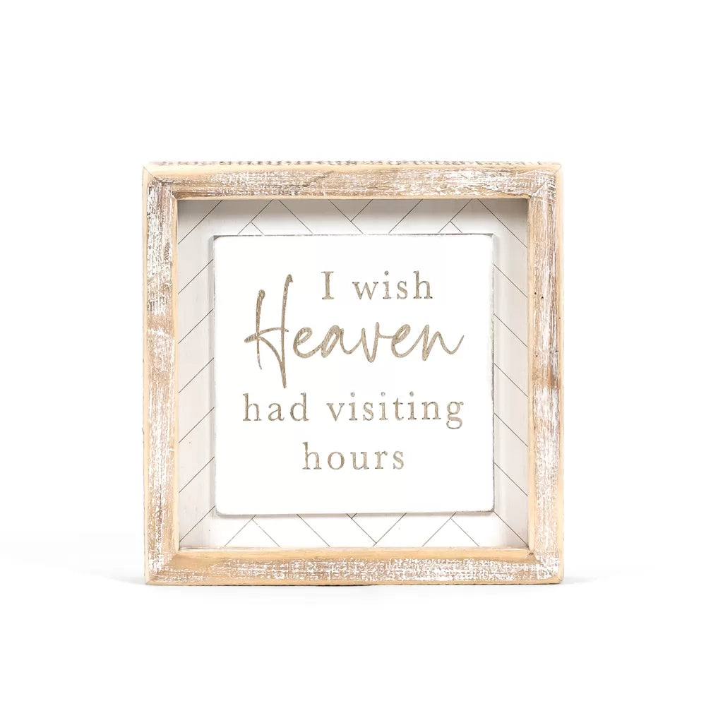 Heaven Wood Frame Sign