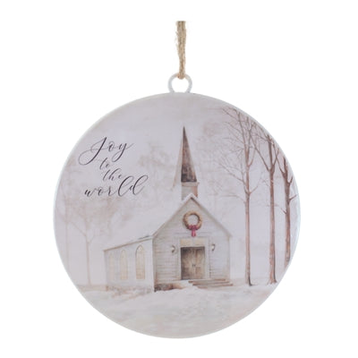 Church Disc Ornament