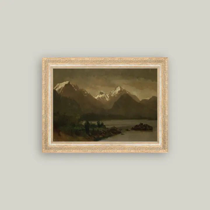Mountains and Lake Art