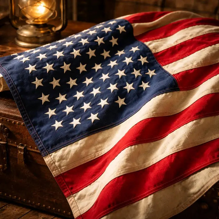Primitive USA Flag