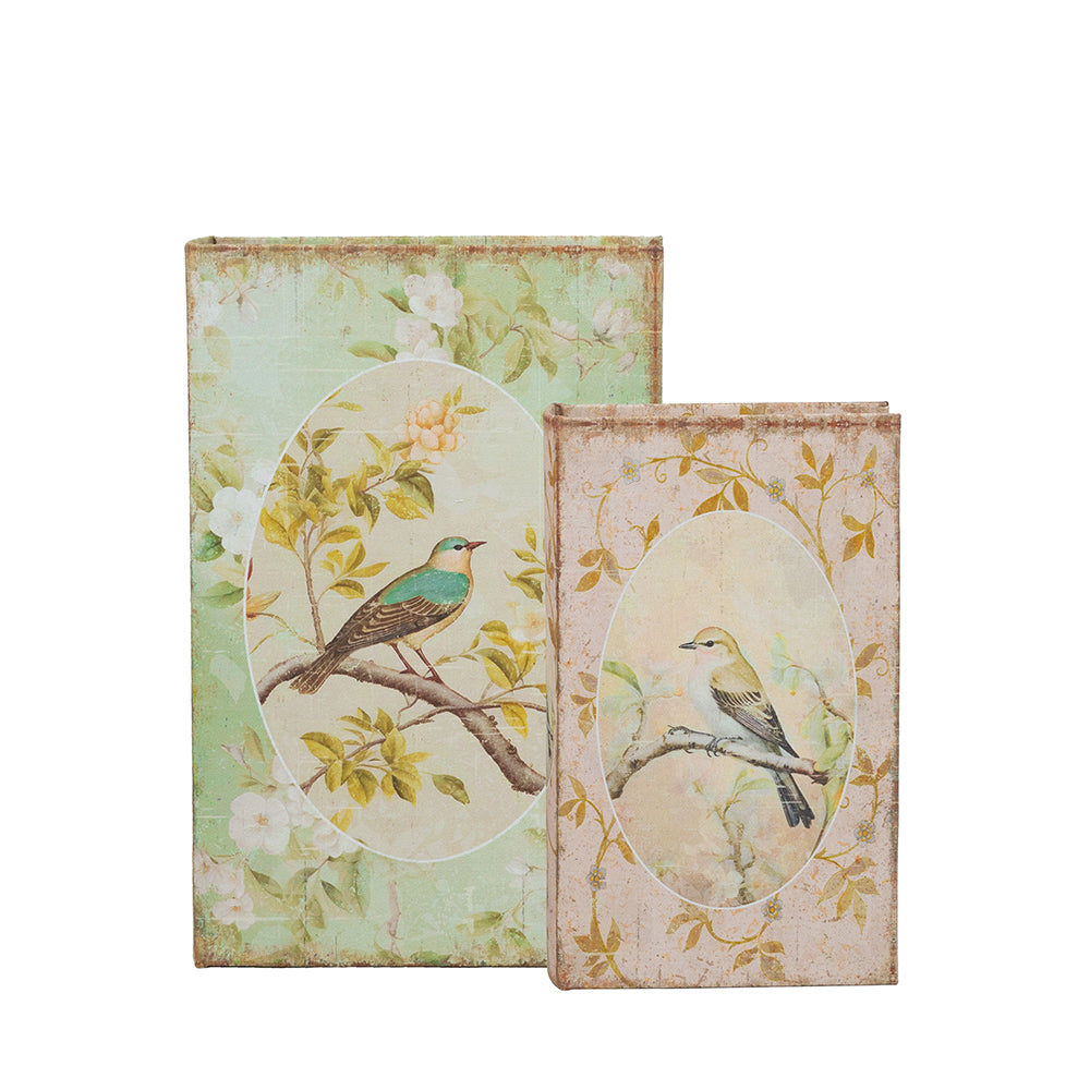 Bird & Floral Book Box