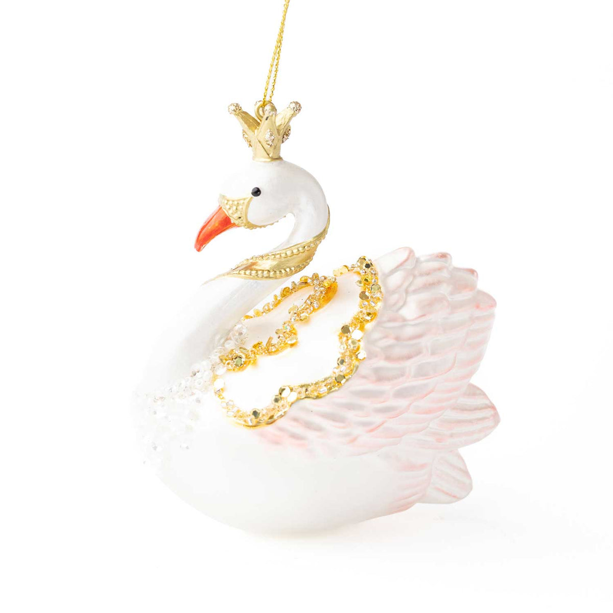 Swan Glass Ornament