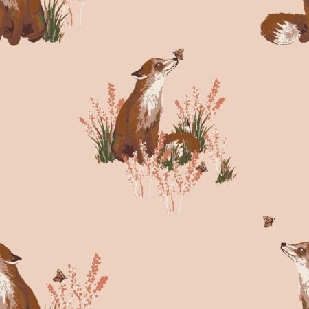 Floral Fox Mini Lovey