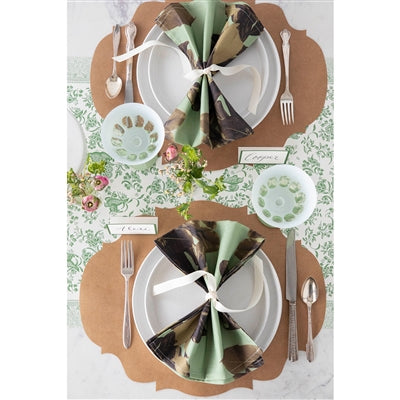 Kraft French Frame Die Cut Placemats