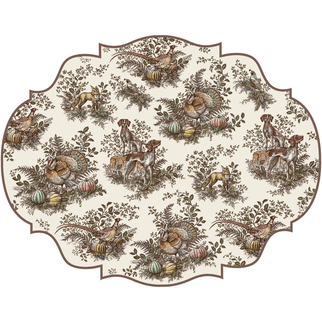 Harvest Toile Frame Placemat