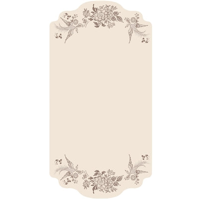 Brown Asiatic Pheasants Table Cards