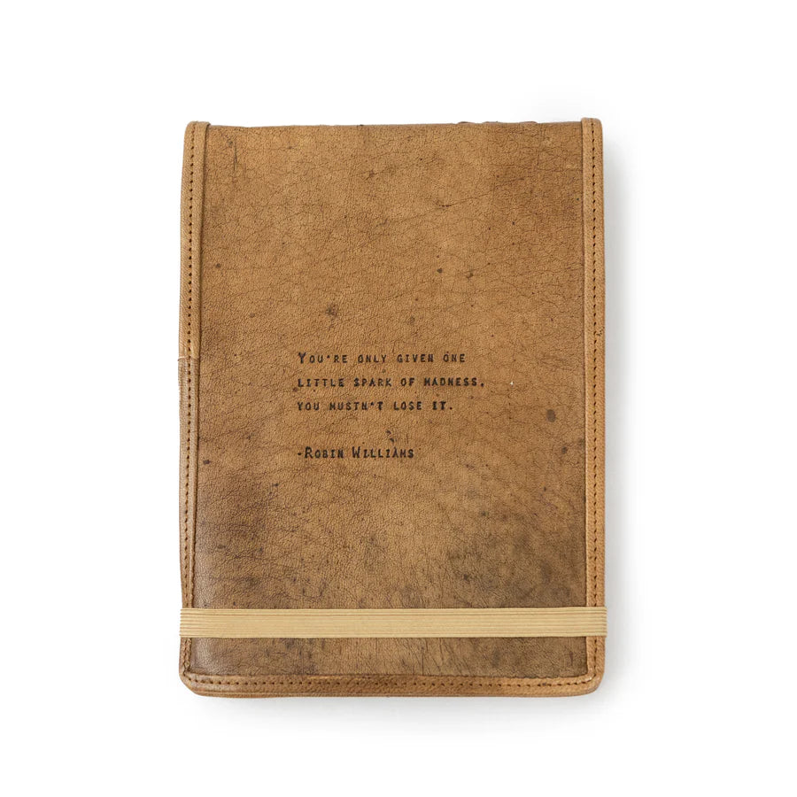 Large Leather Journal Robin Williams
