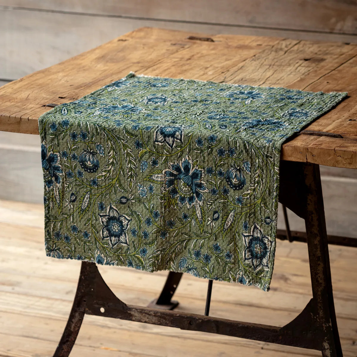 Plumbago Botanical Print Towel
