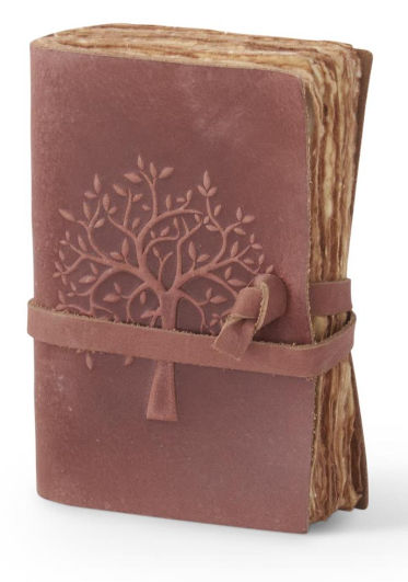 Leather Tree Embossed Handcrafted Deckle Edge Journals
