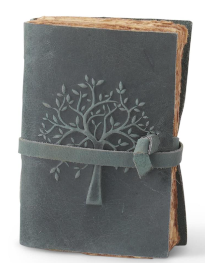 Leather Tree Embossed Handcrafted Deckle Edge Journals