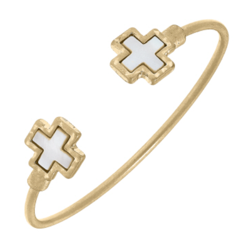 Bethany Mother of Pearl Cuff Bracelet