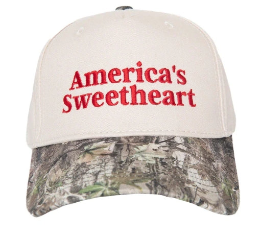 America's Sweetheart Camo Trucker Hat