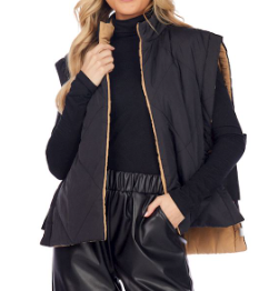 Dixie Reversible Puff Vest