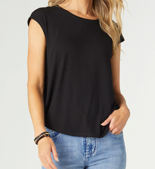 Selena Cap Sleeve Tee