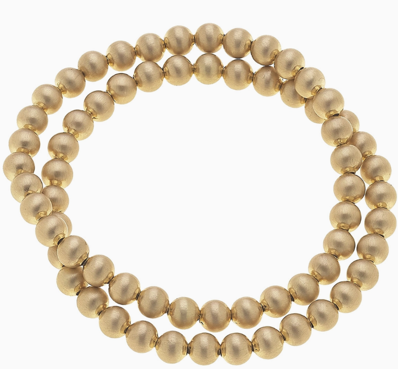 Cypress Ball Bead Strech Bracelet