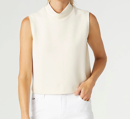 Hillary Mock Neck Tank