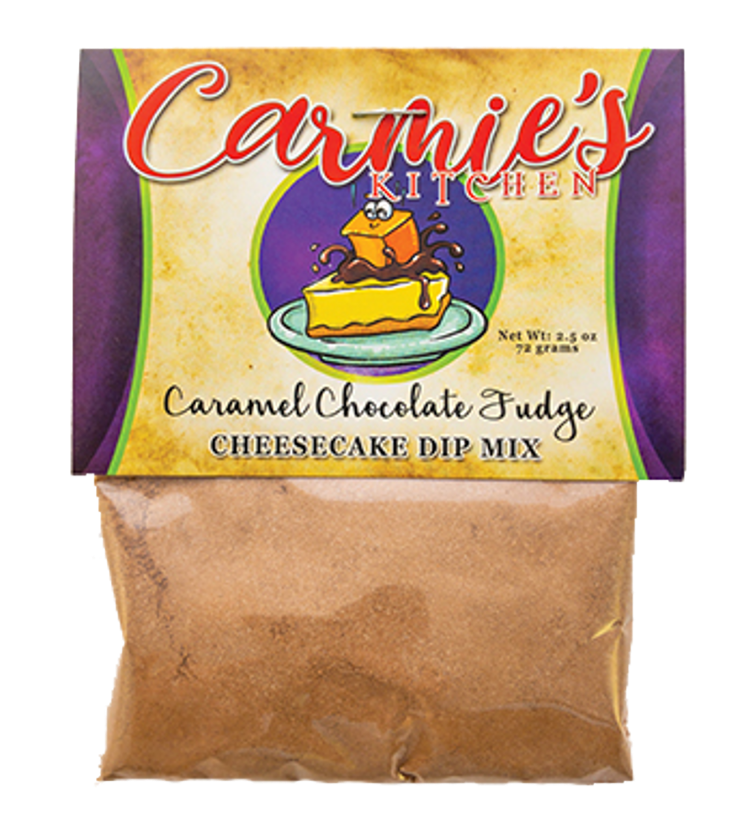 Chocolate Caramel Fudge Cheesecake Dip Mix