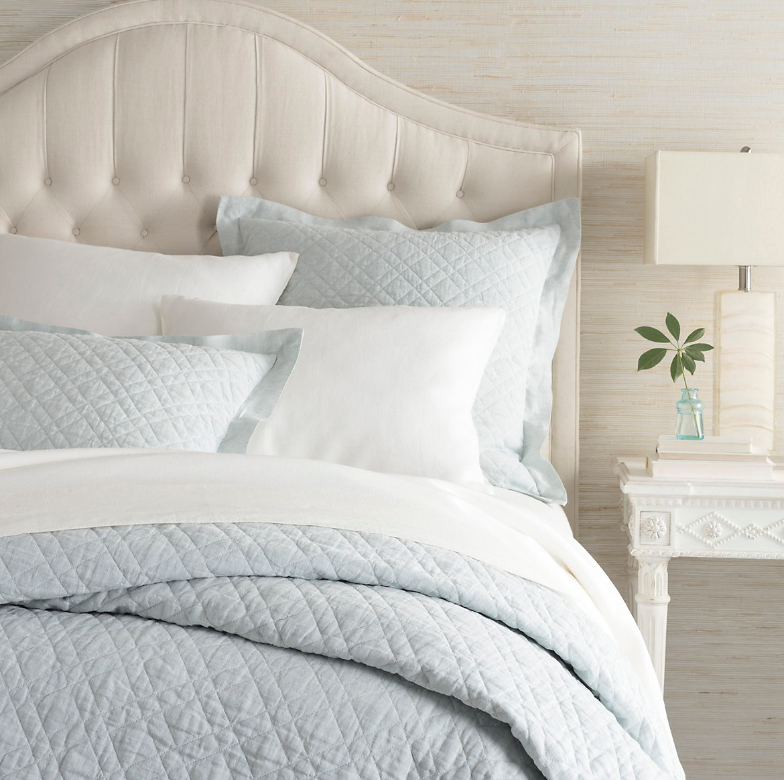 Washed Linen Quilted Bedding