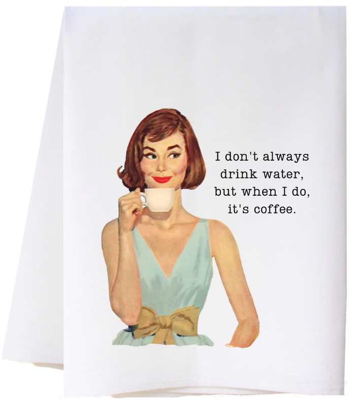 It's Coffee Flour Sack Towel