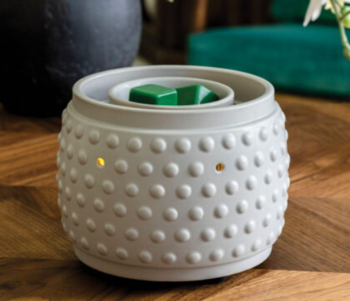 Beaded Slate Fan Fragrance Warmer