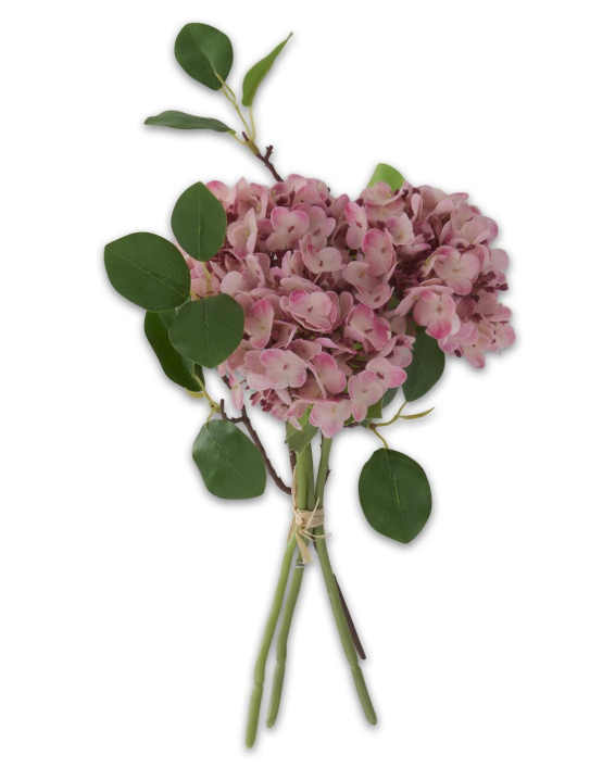 Dark Pink Real Touch Hydrangea Bundle