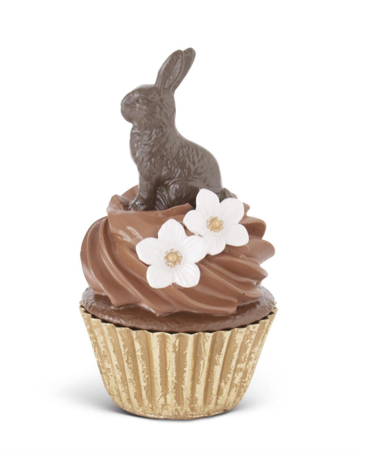 Chocolate Bunny Cupcake Container