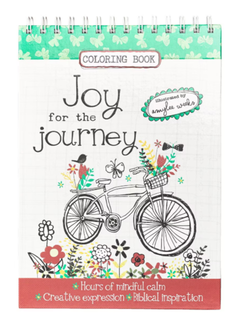Joy for the Journey Wirebound Coloring Book