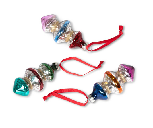 Vintage Top Glass Ornament