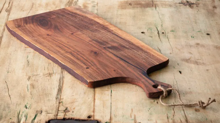 Wooden Live Edge Charcuterie Board