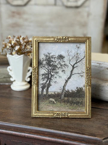 Pasture's Edge Framed Print