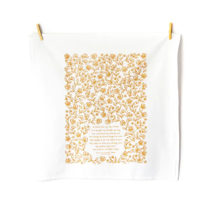 In Christ Alone Tea Towel