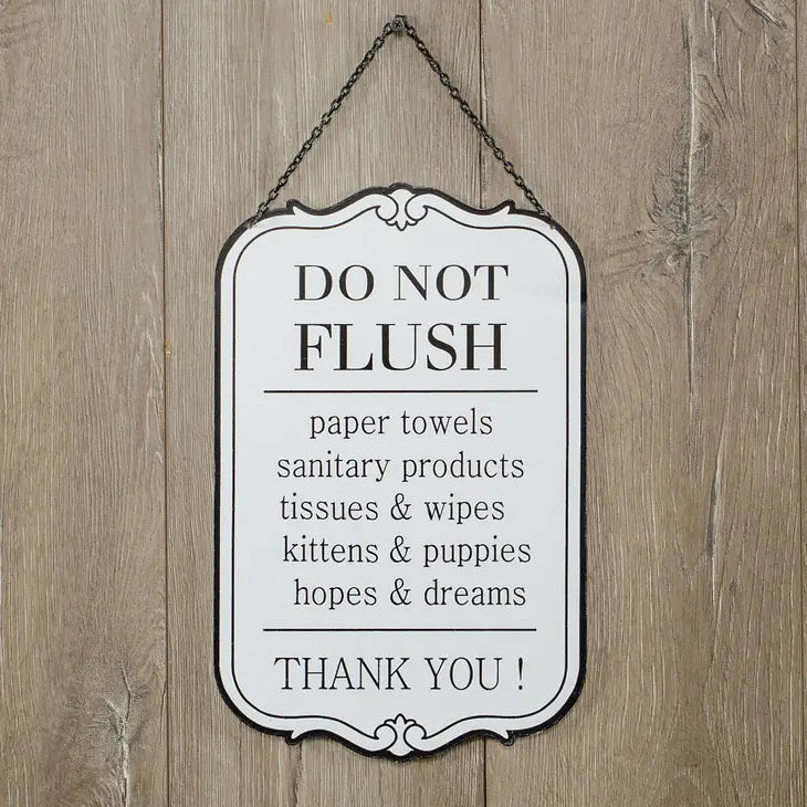 Bathroom Etiquette Sign