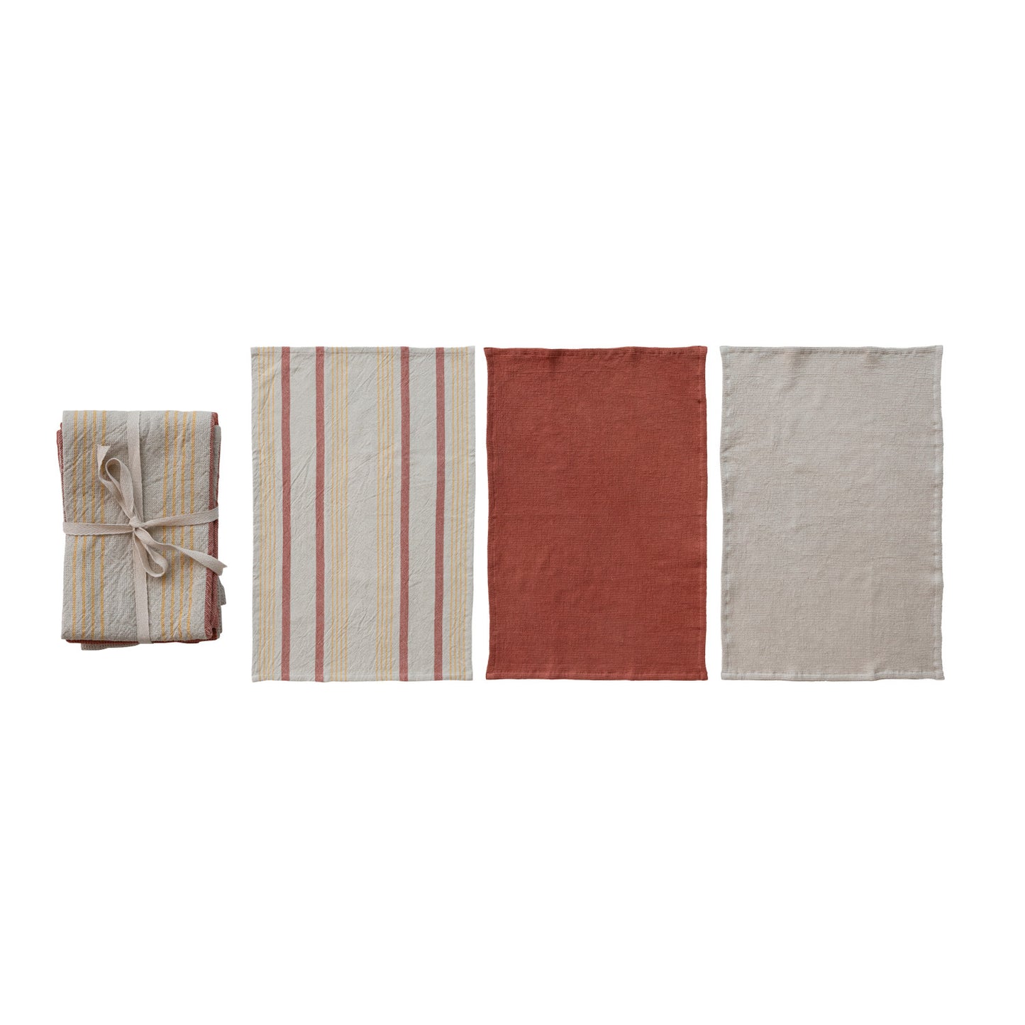 Cotton Woven Waffle Tea Towels