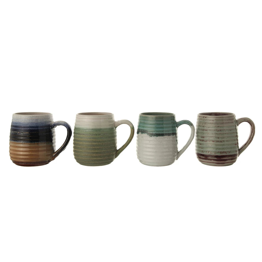 Glazed Stoneware Mugs