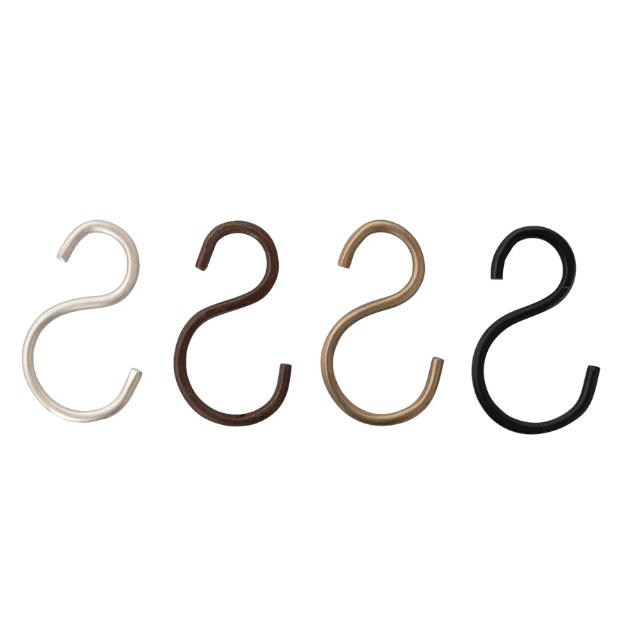 Hand-Forged Iron S-Hook