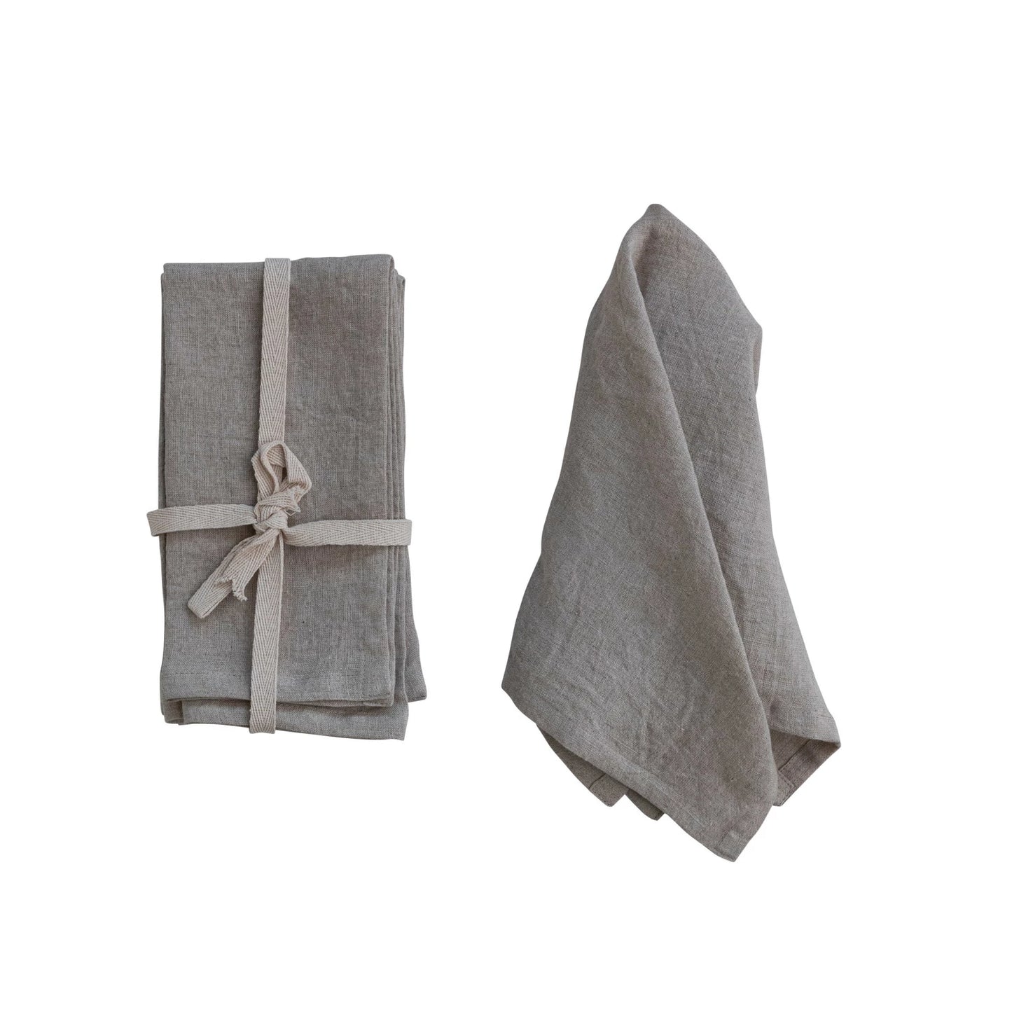 Natural Stonewashed Linen Napkins
