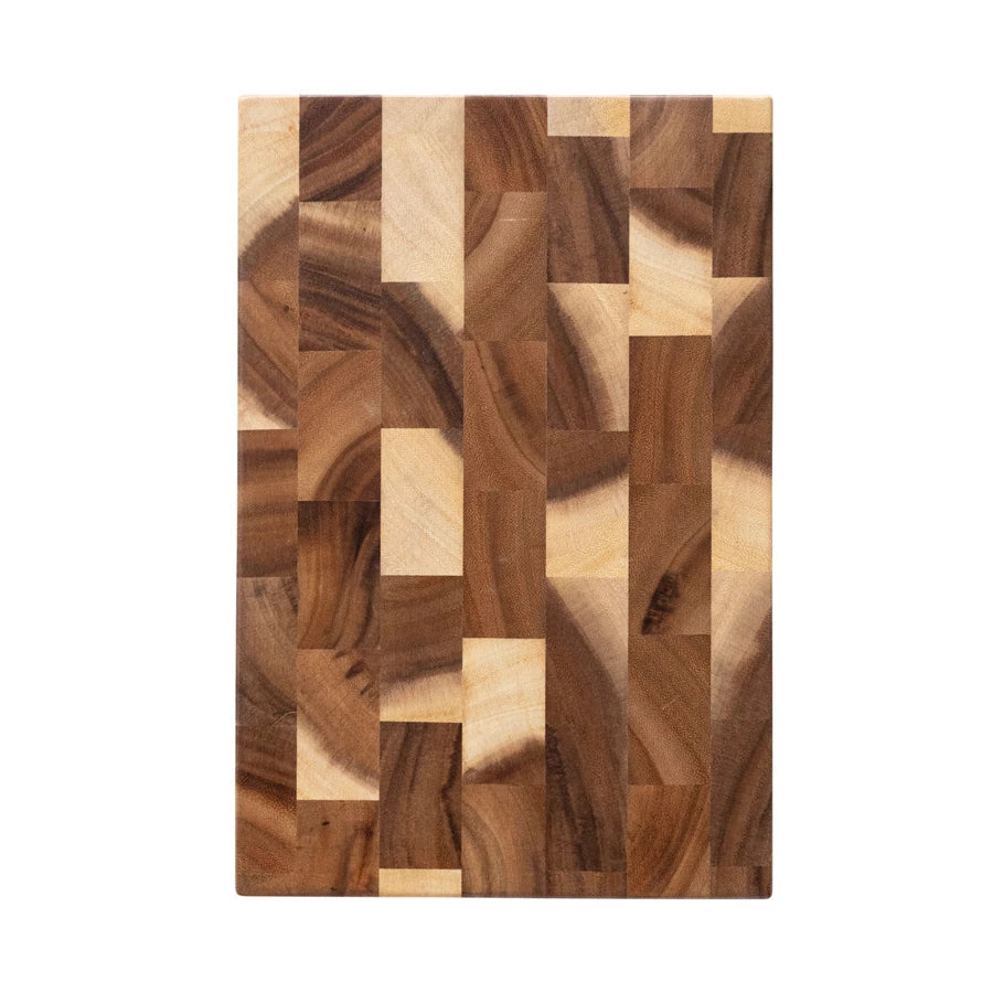 Suar Wood End Grain CheeseCutting Board