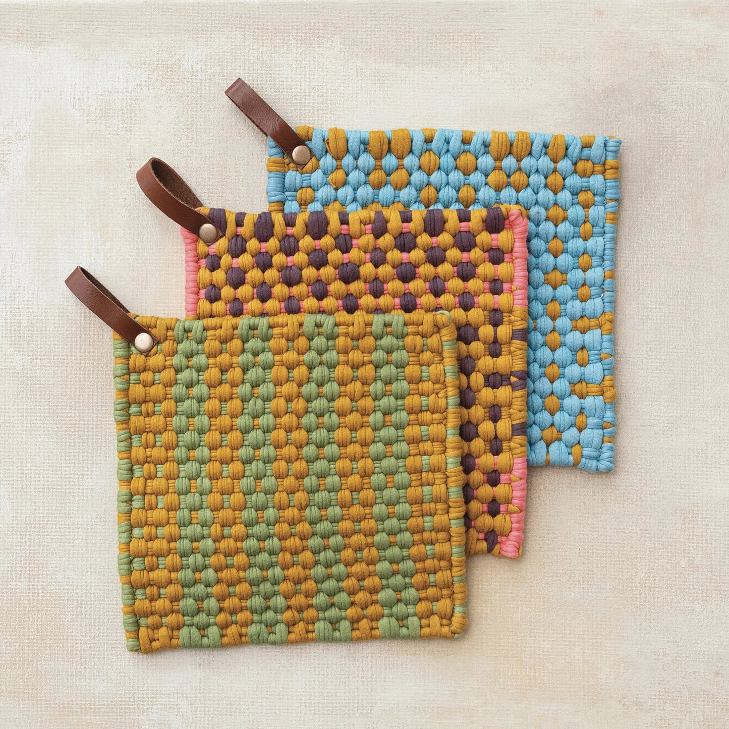 Cotton Crocheted Pot Holder