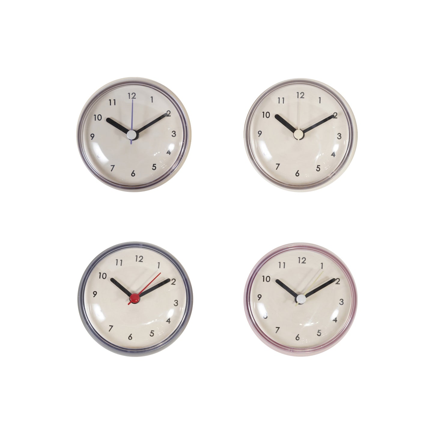 Plastic Clock with Suction Cup