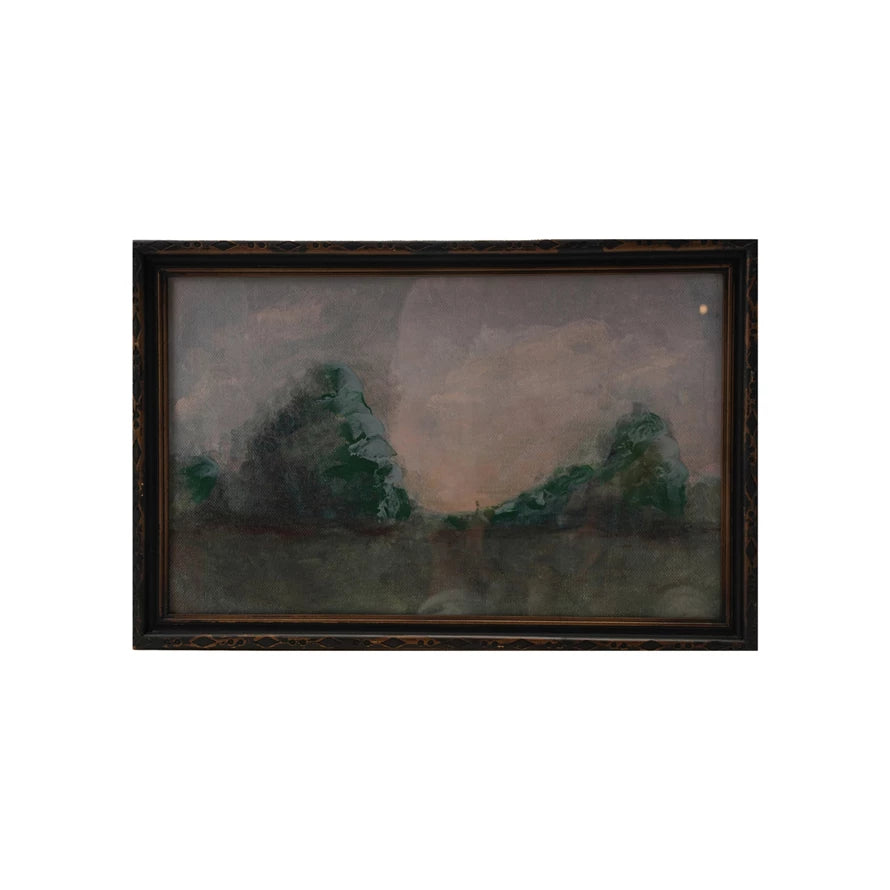 Framed Landscape Wall Decor